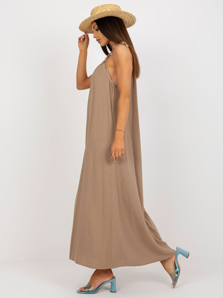 Suknelė moterims Och Bella 2016103389407, smėlio spalvos цена и информация | Suknelės | pigu.lt