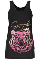 Женская футболка Cavalli Class, черная цена и информация | Женские футболки | pigu.lt