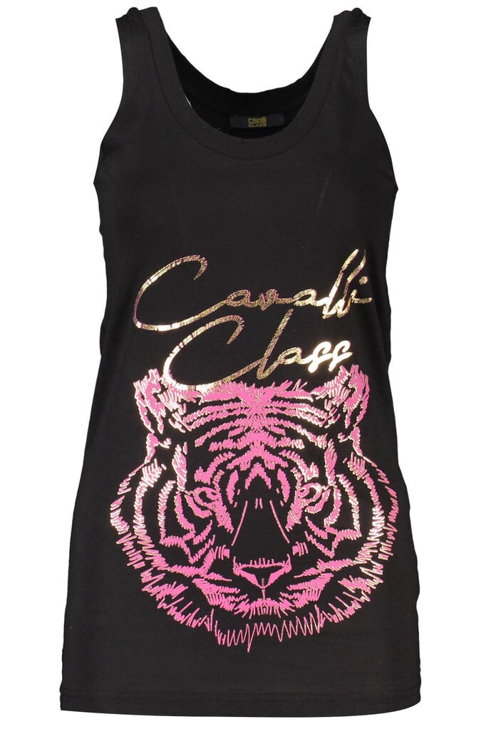 Marškinėliai moterims Cavalli Class, juodi цена и информация | Marškinėliai moterims | pigu.lt