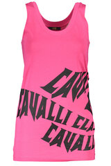 Футболка женская Cavalli Class, розовая цена и информация | Женские футболки | pigu.lt