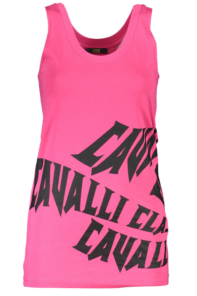 Marškinėliai moterims Cavalli Class, rožiniai цена и информация | Marškinėliai moterims | pigu.lt