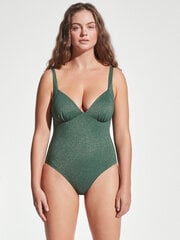 Vientisas maudymosi kostiumėlis moterims Magnolica GP3/3404, žalias kaina ir informacija | Maudymosi kostiumėliai | pigu.lt