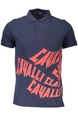 Cavalli Class marškinėliai vyrams QXT64A-JD060, mėlyni цена и информация | Футболка мужская | pigu.lt