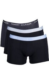 Tommy Hilfiger trumpikės vyrams UM0UM02324, juodos, 3 vnt цена и информация | Трусы | pigu.lt