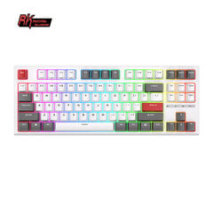 Royale Kludge RK R87, Red Switches, Белый цена и информация | Клавиатуры | pigu.lt