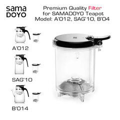 Фильтр премиум класса Samadoyo для чайников A12, SAG10, B04 цена и информация | Стаканы, фужеры, кувшины | pigu.lt
