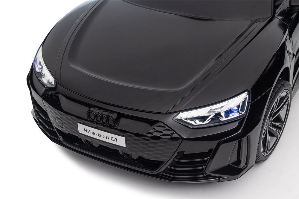 Vienvietis vaikiškas elektromobilis Audi RS e-tron, juodas kaina ir informacija | Elektromobiliai vaikams | pigu.lt