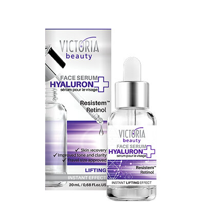 Stangrinamasis veido serumas su hialuronu ir retinoliu Victoria Beauty, 20ml цена и информация | Veido aliejai, serumai | pigu.lt