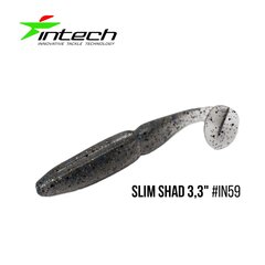 Silikoninis masalas Intech Slim Shad 3,3″ 7 pcs #IN59 kaina ir informacija | Vobleriai, masalai, blizgės | pigu.lt