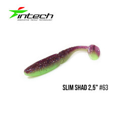 Silikoninis masalas Intech Slim Shad 3,3″ 7 pcs #IN63 kaina ir informacija | Vobleriai, masalai, blizgės | pigu.lt