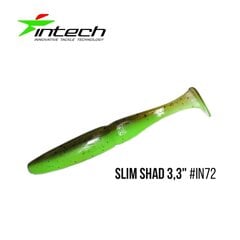 Silikoninis masalas Intech Slim Shad 3,3″ 7 pcs #IN72 kaina ir informacija | Vobleriai, masalai, blizgės | pigu.lt