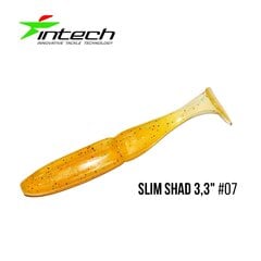 Silikoninis masalas Intech Slim Shad 4″ 5 pcs #07 kaina ir informacija | Vobleriai, masalai, blizgės | pigu.lt