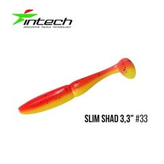 Silikoninis masalas Intech Slim Shad 4″ 5 pcs #33 kaina ir informacija | Vobleriai, masalai, blizgės | pigu.lt