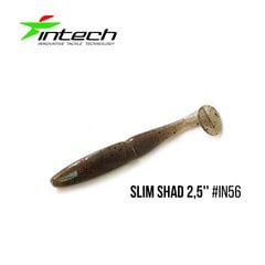 Silikoninis masalas Intech Slim Shad 4″ 5 pcs #IN56 kaina ir informacija | Vobleriai, masalai, blizgės | pigu.lt