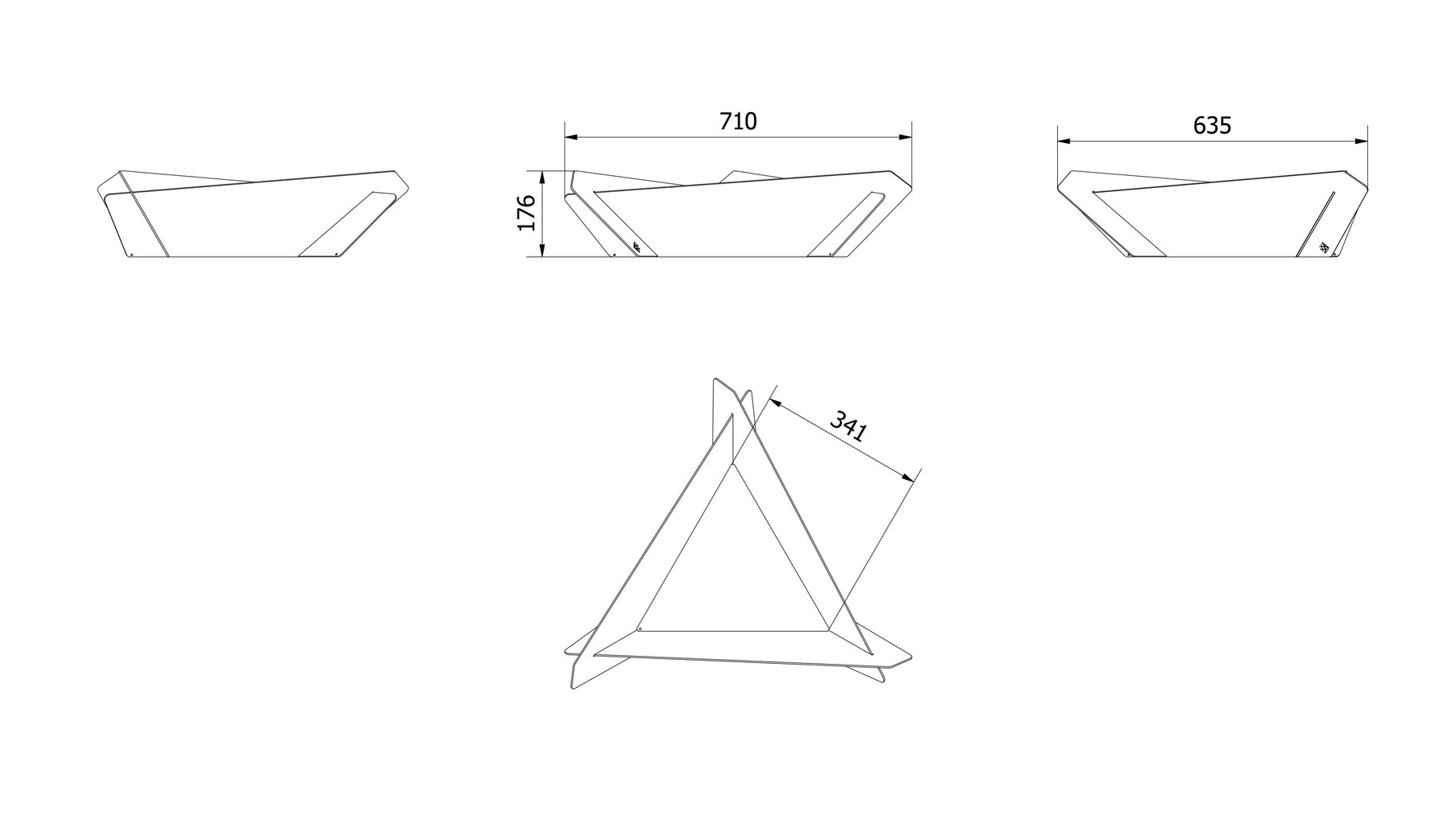 Malkinė kepsninė Kratki Triangle цена и информация | Kepsninės, griliai | pigu.lt