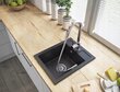 Granitinė virtuvės plautuvė Granitan, juoda kaina ir informacija | Virtuvinės plautuvės | pigu.lt