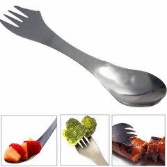 Turistinis įrankis Spork, 20cm kaina ir informacija | Turistiniai peiliai, daugiafunkciniai įrankiai | pigu.lt