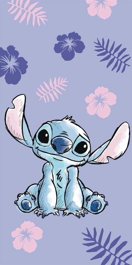 Disney paplūdimio rankšluostis Lilo ir Stitch, 70x140 cm цена и информация | Rankšluosčiai | pigu.lt