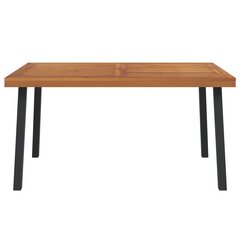 Sodo stalas, 150x90x75cm, akacijos medienos masyvas kaina ir informacija | Lauko stalai, staliukai | pigu.lt