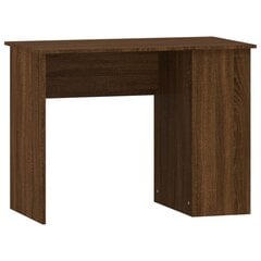 Rašomasis stalas, rudas ąžuolo, 100x55x75cm, apdirbta mediena kaina ir informacija | Kompiuteriniai, rašomieji stalai | pigu.lt