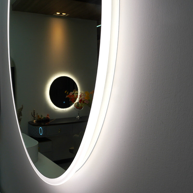 LED veidrodis Calais, 55x75 cm kaina ir informacija | Vonios veidrodžiai | pigu.lt
