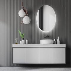 LED зеркало Calais 55x75cm Touch, Dimmer цена и информация | Зеркала в ванную | pigu.lt