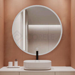 LED veidrodis Madrid, 80 cm kaina ir informacija | Vonios veidrodžiai | pigu.lt