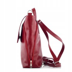 Женский рюкзак из натуральной кожи Бордовый Бельведер цена и информация | Женская сумка Bugatti | pigu.lt