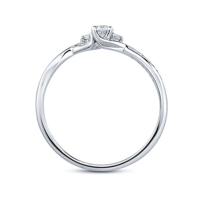 Sidabrinis žiedas su Swarovski kristalais Silvego FNJR085SW цена и информация | Žiedai | pigu.lt