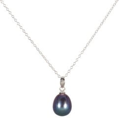 JwL Luxury Pearls Серебряное жемчужное ожерелье JL0438 (цепочка, кулон) цена и информация | Украшения на шею | pigu.lt