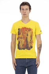 Marškinėliai vyrams Trussardi, geltoni kaina ir informacija | Vyriški marškinėliai | pigu.lt