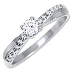 Brilio Silver Серебряное обручальное кольцо 426 001 00536 04 цена и информация | Кольца | pigu.lt