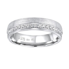 Silvego Обручальное серебряное кольцо Paradise для женщин QRGN23W цена и информация | Кольцо | pigu.lt