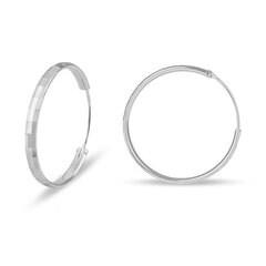 JVD Серебряные серьги кольца SVLE0207XD500 sJV0649-6 цена и информация | Серьги | pigu.lt