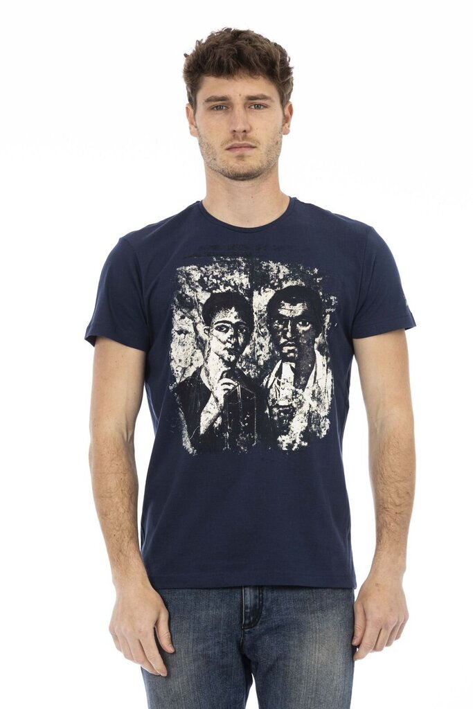Marškinėliai vyrams Trussardi Action, mėlyni kaina ir informacija | Vyriški marškinėliai | pigu.lt