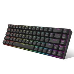 Royal Kludge RK G68 Brown Switches цена и информация | Клавиатуры | pigu.lt