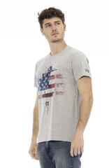 Marškinėliai vyrams Trussardi Action, pilki kaina ir informacija | Vyriški marškinėliai | pigu.lt