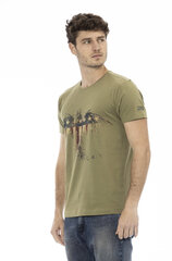 Marškinėliai vyrams Trussardi Action, žali kaina ir informacija | Vyriški marškinėliai | pigu.lt