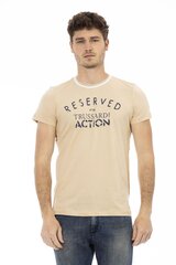 Marškinėliai vyrams Trussardi Action, rudi kaina ir informacija | Vyriški marškinėliai | pigu.lt