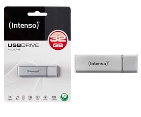 Intenso Alu Line silver 32GB USB Stick 2.0 kaina ir informacija | USB laikmenos | pigu.lt