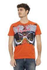 Marškinėliai vyrams Trussardi Action, oranžiniai kaina ir informacija | Vyriški marškinėliai | pigu.lt