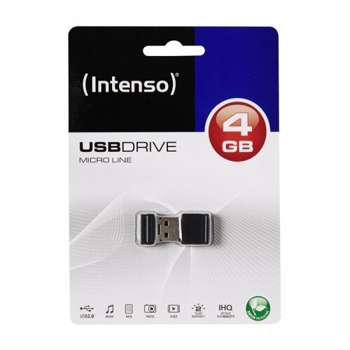 Intenso Micro Line 4GB USB Stick 2.0 kaina ir informacija | USB laikmenos | pigu.lt