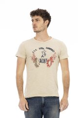 Marškinėliai vyrams Trussardi Action, smėlio spalvos kaina ir informacija | Vyriški marškinėliai | pigu.lt