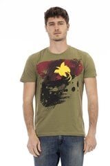 Marškinėliai vyrams Trussardi Action, žali kaina ir informacija | Vyriški marškinėliai | pigu.lt