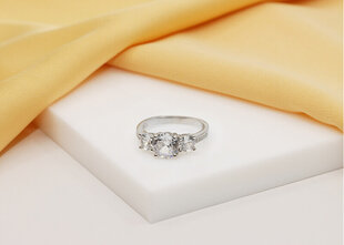 Brilio Silver Оригинальное серебряное кольцо с цирконами RI043W цена и информация | Кольцо | pigu.lt