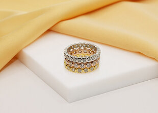 Brilio Silver Очаровательное серебряное кольцо с цирконами RI050W цена и информация | Кольцо | pigu.lt