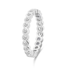 Brilio Silver Очаровательное серебряное кольцо с цирконами RI050W цена и информация | Кольцо | pigu.lt