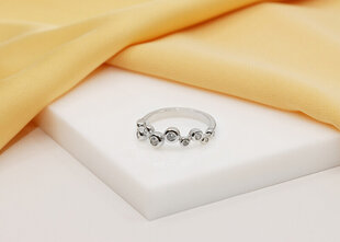 Brilio Silver Очаровательное серебряное кольцо с цирконами RI060W цена и информация | Кольцо | pigu.lt