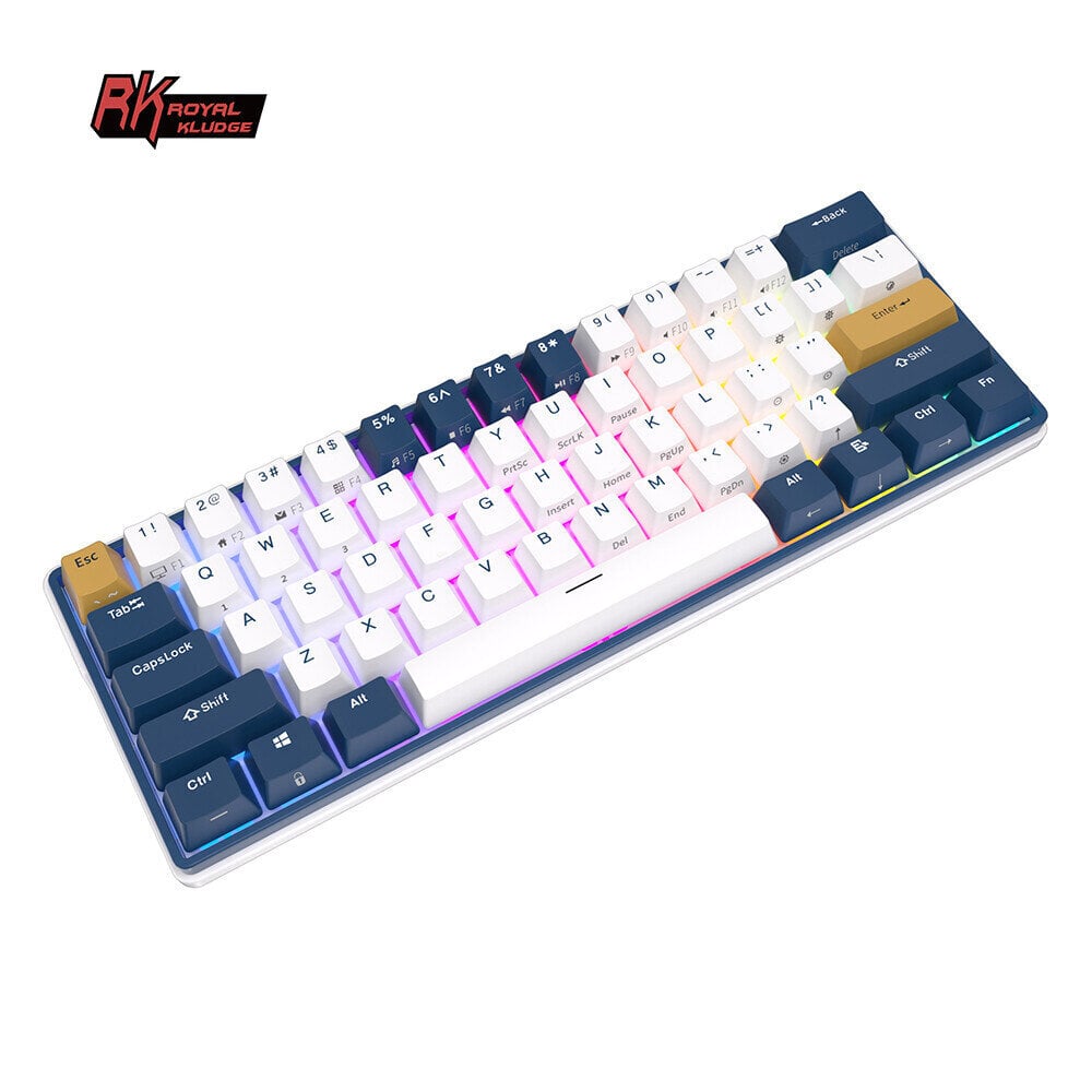 Royal Kludge RK61 Plus TKL Brown Switches цена и информация | Klaviatūros | pigu.lt