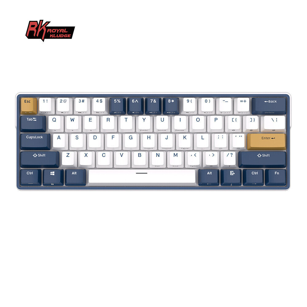 Royal Kludge RK61 Plus TKL Brown Switches kaina ir informacija | Klaviatūros | pigu.lt